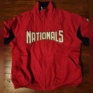 Washington Nationals Majestic Authentic Men's sz XL Red Jacket/Coat